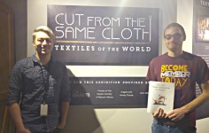 Jimmy and Caleb, the Museum's Graphic Artists